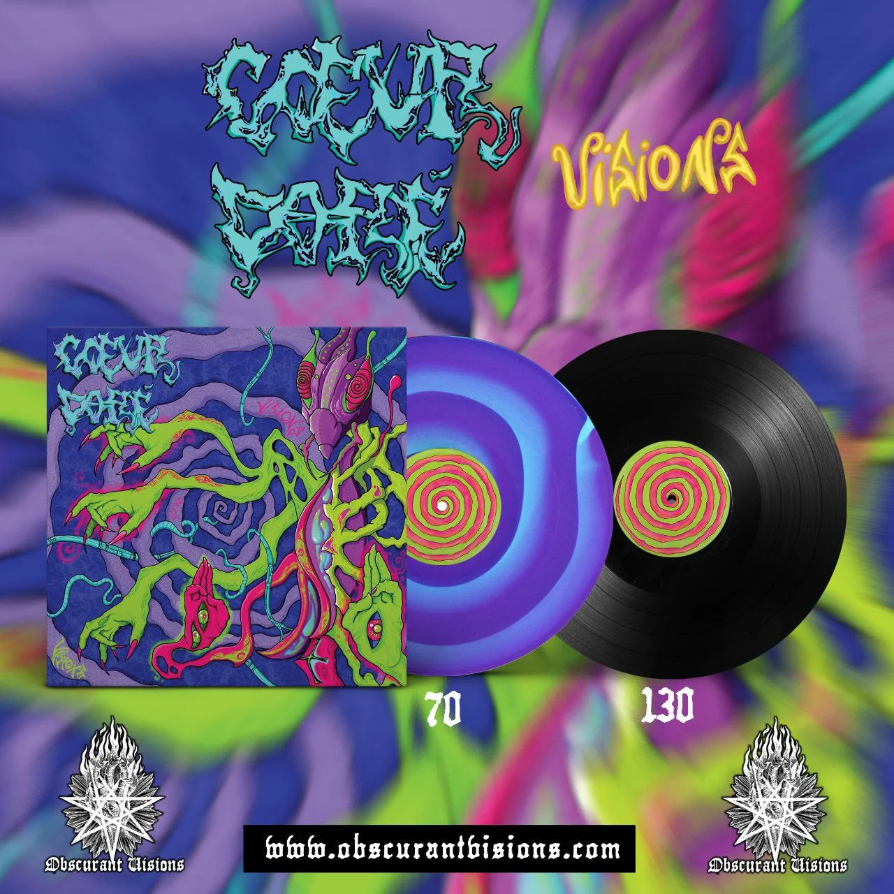 COEUR DORE - Visions LP
