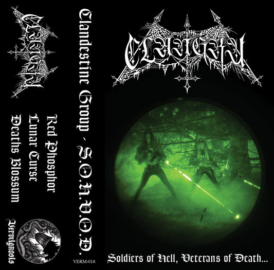 CLANGRU - Soldiers of Hell, Veterans of Death cassette