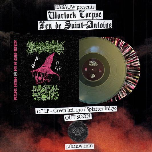 WARLOCK CORPSE / FEU DE SAINT-ANTOINE - Split LP