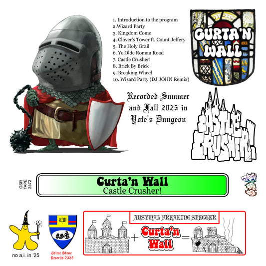 CURTA'N WALL - Castle Crusher cassette