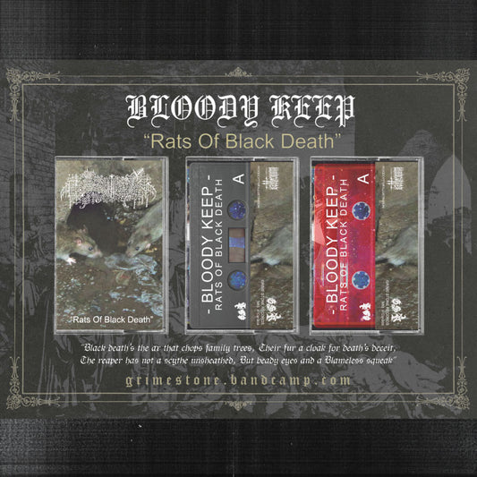 BLOODY KEEP - Rats Of Black Death cassette