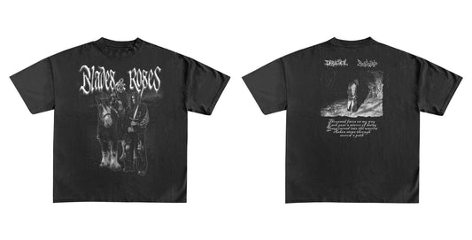 BLADES & ROSES T-shirt (Draugveil and Selvnatt)